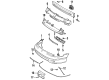 Saturn SC2 Bumper Diagram - 21110057