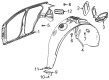 2023 Buick Encore GX Fender Splash Shield Diagram - 42758069