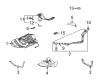 Saturn Fuel Filler Hose Diagram - 22705349