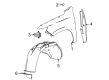 2023 Cadillac Escalade Fender Splash Shield Diagram - 85637738