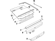 Pontiac Sunbird Lift Support Diagram - 20531376