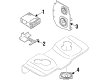 1998 Buick LeSabre Car Speakers Diagram - 9367419