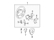 2010 Buick Enclave Steering Wheel Diagram - 25961518