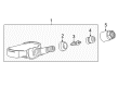 Chevy Malibu TPMS Sensor Diagram - 22959744