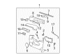 2015 Chevy Captiva Sport Door Handle Diagram - 20983660