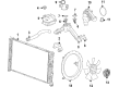 2024 Chevy Silverado 2500 HD Cooling Fan Clutch Diagram - 84963656