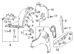 Chevy Volt Fender Splash Shield Diagram - 23194410