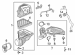 2023 Cadillac XT6 Air Hose Diagram - 84240995