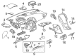 Buick Verano Steering Column Cover Diagram - 22910324