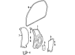 1999 Saturn SC2 Weather Strip Diagram - 21160145