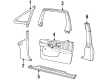 Oldsmobile Silhouette Door Moldings Diagram - 10257737