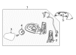 2017 Buick Verano Mirror Cover Diagram - 22834442