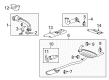 Cadillac SRX Muffler Diagram - 20903191