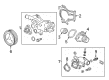 Cadillac Water Pump Diagram - 55486343