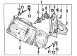 2001 Chevy Tracker Forward Light Harness Connector Diagram - 91173956