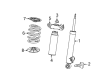 2010 Buick LaCrosse Coil Springs Diagram - 13298252