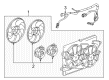 Buick LaCrosse Fan Motor Diagram - 84000791