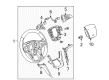 2017 GMC Terrain Steering Wheel Diagram - 23290609