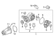 2017 GMC Terrain Axle Pivot Bushing Diagram - 20914916