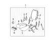 2004 Chevy Avalanche 1500 Seat Cushion Pad Diagram - 88936413