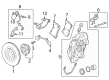 Chevy Corvette Brake Caliper Repair Kit Diagram - 85621085