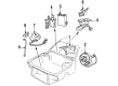 1991 Oldsmobile 98 Air Bag Sensor Diagram - 16147196