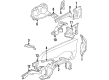 1994 Pontiac Grand Am Fender Splash Shield Diagram - 22565299