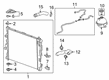 2020 Cadillac XT4 Radiator Diagram - 85141935