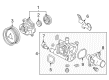 2013 Chevy Sonic Water Pump Pulley Diagram - 55566794