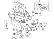 2002 Oldsmobile Alero Power Window Switch Diagram - 19244692