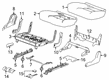 Chevy Traverse Seat Cushion Pad Diagram - 84431905