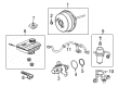 Chevy Brake Booster Vacuum Hose Diagram - 20981799