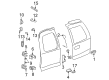 2002 Cadillac Escalade EXT Door Striker Diagram - 15717849