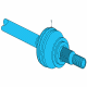 Cadillac LYRIQ Axle Shaft Diagram - 85639250