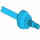 Cadillac LYRIQ Axle Shaft Diagram - 86788409