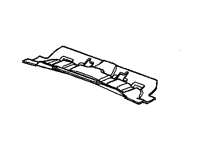 GM 22772119 Insulator, Floor Panel Rear Seat