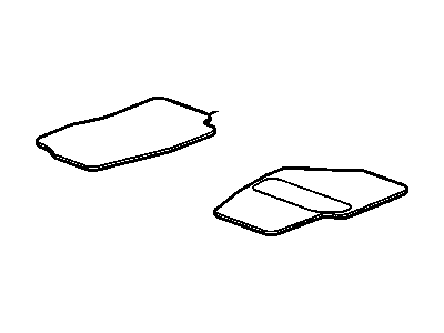 Buick 19167257 MAT PKG,FRONT CARPET(IT MAY BLACK ENAMEL NECCESSARY TO ADD TWO HOOKS 10351595 TO THE CARPET TO MATCH THE HOLES ON THE LH MAT)(GRAY)(INSTALL 0.10)(TWIN)(NO LOGO)(15.286)