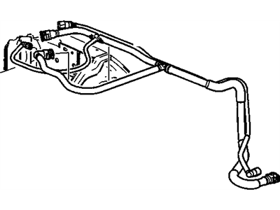 Cadillac 15872644 HOSE,FUEL FEED & EVAP EMISSION