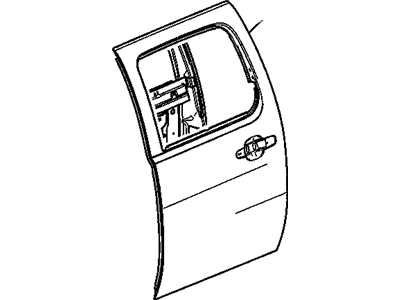 GM 20840661 Panel Assembly, Rear Side Door Outer