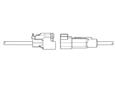 Cadillac 19367515 CONNECTOR KIT,BODY WIRING HARNESS(CENTER HIGH MOUNTED STOP LAMP)(BLACK)(2-WAY MALE)(W/LEADS)(SIDE ELECTRIC CODE: E6)