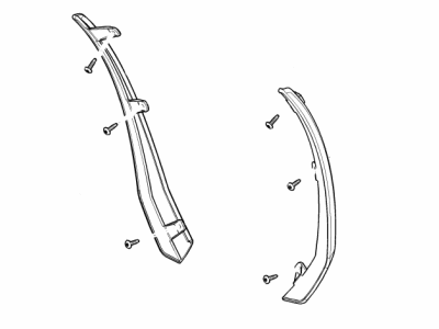 Chevy 84289527 GUARD PKG,REAR MUD FLAP(INCLUDES 2-4)(OCONUS METAL-1)(INSTALL 0.50)(0.1989 KG)(MOLDED)