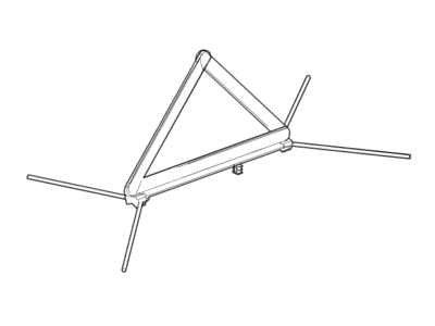 Cadillac 93199658 REFLECTOR,DISABLED VEHICLE WARNING TRIANGLE