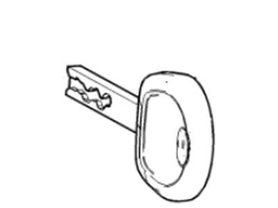 Chevy 13523912 KEY,DOOR LOCK & IGNITION LOCK(UNCODED)(INCLUDES 2)(CODED FOR FLEET VEHICLE THROUGH SHIP DIRECT)