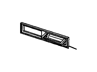 GM 16660974 Hdl Asm Door Pull / Complete Sienna Dark