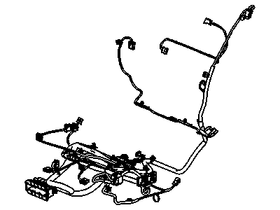 GM 13483350 Harness Assembly, Front Seat Wiring