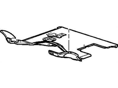 Chevy 25909816 INSULATOR,FLOOR PANEL FRONT(PART OF 4)