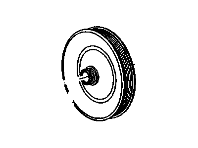 GMC 12605677 PULLEY,P/S PUMP(PHYSICAL IDENTIFICATION CODE 4004 & 5677)