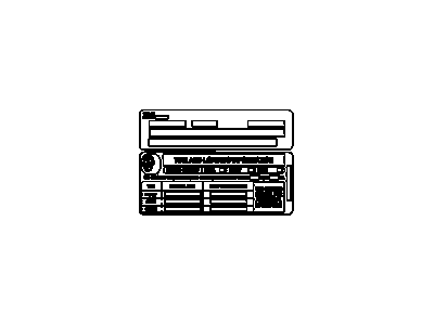 Pontiac 19206432 LABEL KIT,VEHICLE CAPACITY WEIGHT & TIRE INFORMATION(SPANISH LABEL FOR MEXICO)(QTY 10 PER KIT)(BLANK)