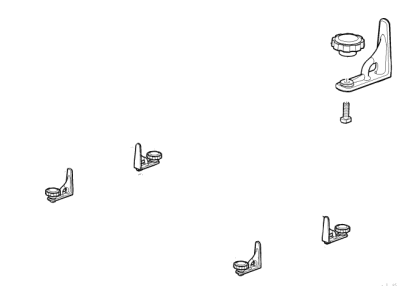 GM 17802991 Overhead Utility Rack Load Stops