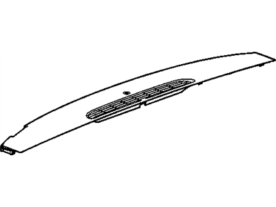 Cadillac 23224736 EXTENSION,INSTRUMENT PANEL(INCLUDES 2,38)(COCOA)